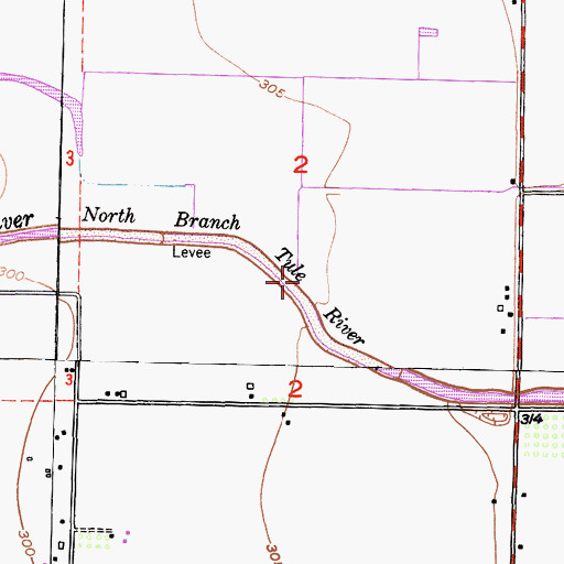 Topographic Map of Porter Slough, CA
