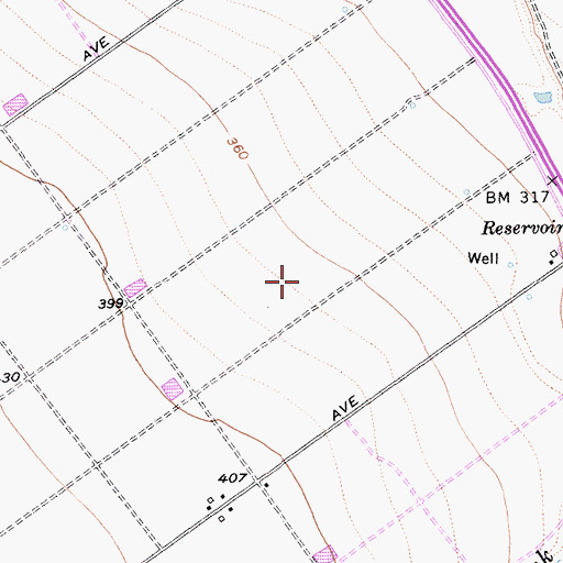 Topographic Map of Posa De Los Ositos, CA