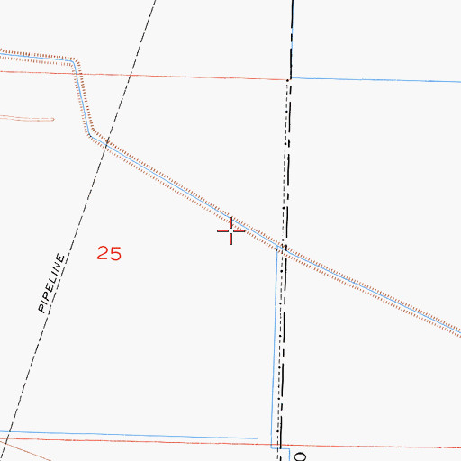 Topographic Map of Poso Canal, CA