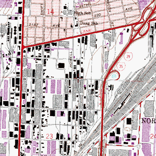 Topographic Map of Prodigal House Ministries, MO