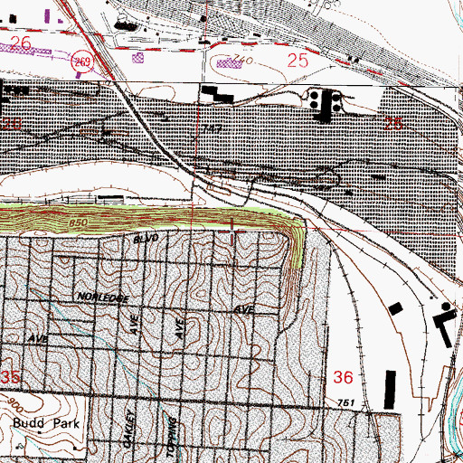 Topographic Map of Real Truth Seventh Day Adventist Church, MO