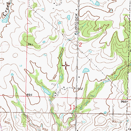 Topographic Map of Shoal Creek Elementary School, MO