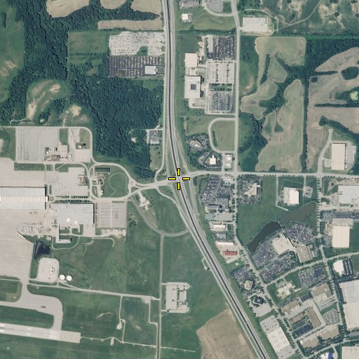 Aerial/Satellite Image of Interchange 12, MO