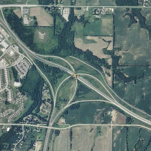 Aerial/Satellite Image of Interchange 17, MO