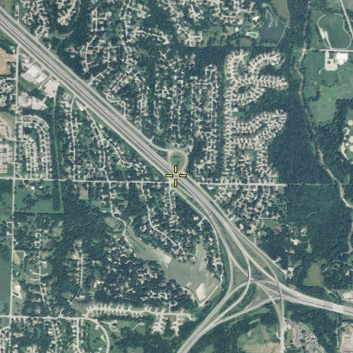 Aerial/Satellite Image of Interchange 4, MO