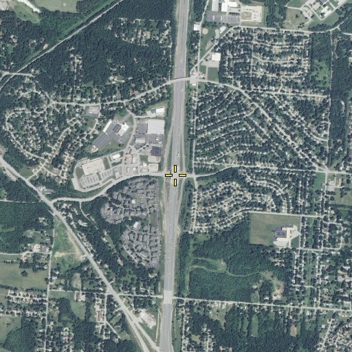 Aerial/Satellite Image of Interchange 65, MO