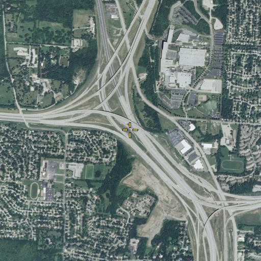 Aerial/Satellite Image of Interchange 71B, MO