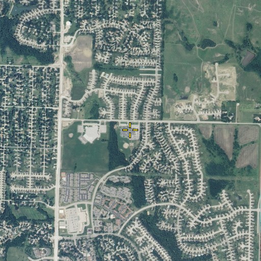 Aerial/Satellite Image of Fox Hill Elementary School, MO