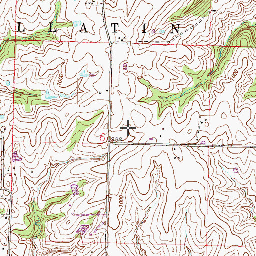 Topographic Map of Northview Elementary School, MO