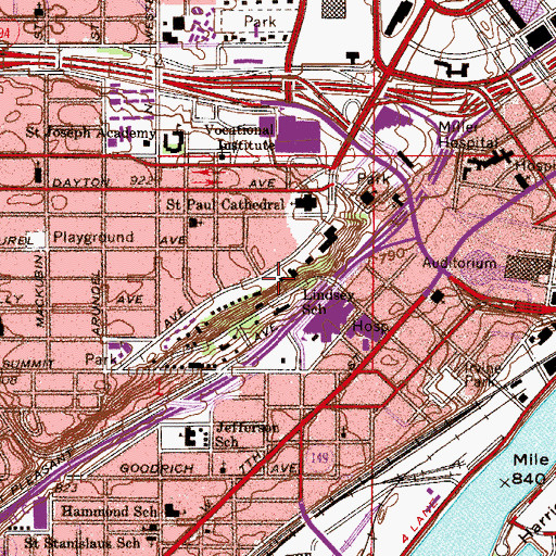 Topographic Map of Deva House, MN