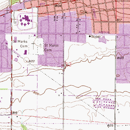 Topographic Map of Shakopee Civic Center, MN