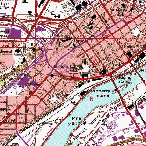 Topographic Map of Touchstone Energy Center, MN
