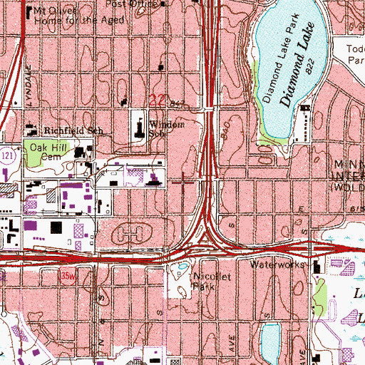 Topographic Map of Church of Universal Triumphant, MN