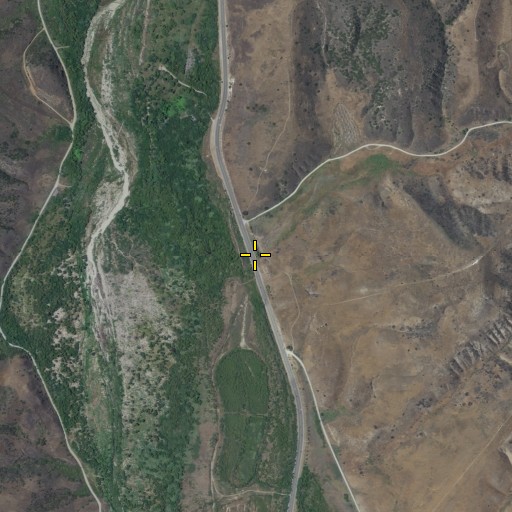 Aerial/Satellite Image of Pueblitos Canyon, CA