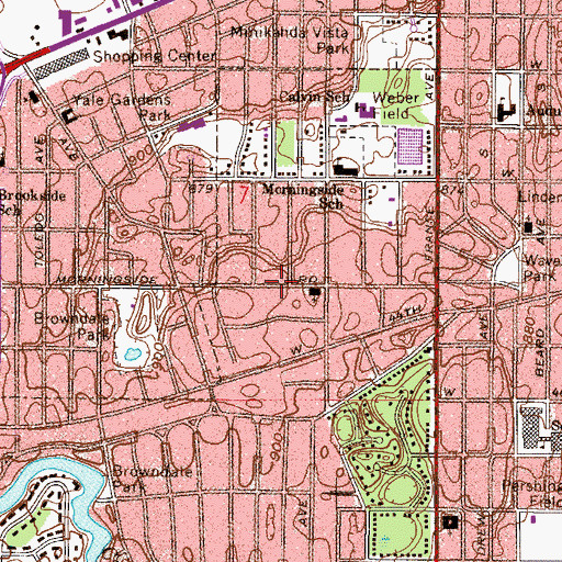 Topographic Map of Minneapolis Tibetan Buddhist Meditation Center, MN