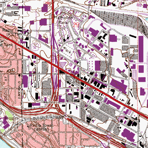 Topographic Map of New Wine Church, MN
