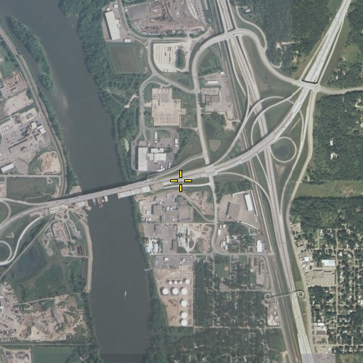 Aerial/Satellite Image of Interchange 63C, MN