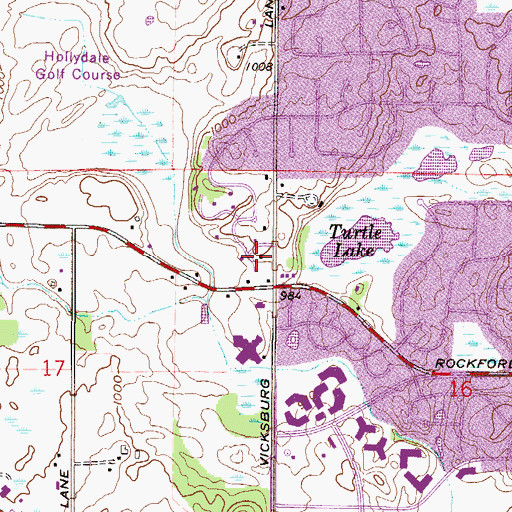 Topographic Map of Plymouth Covenant Church, MN