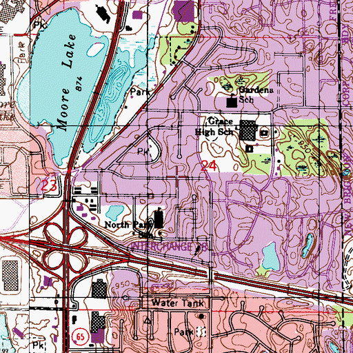 Topographic Map of Russian Orthodox Church of the Resurrection of Christ, MN