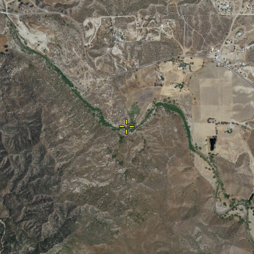 Aerial/Satellite Image of Radec Valley, CA