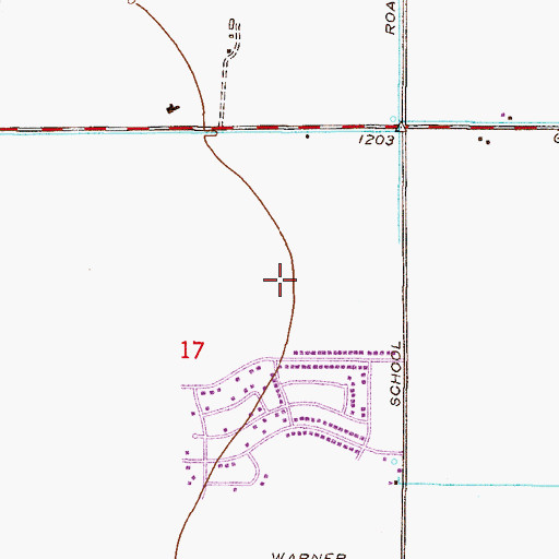 Topographic Map of Cloverleaf, AZ