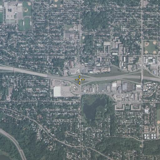 Aerial/Satellite Image of Interchange 245, MN