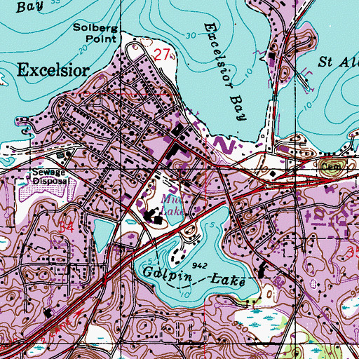 Topographic Map of Minnetonka Montessori School, MN