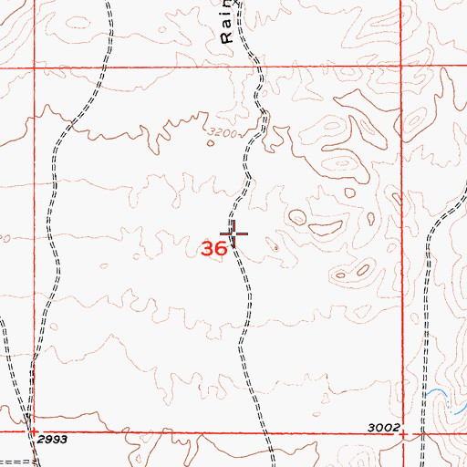 Topographic Map of Rainbow Canyon, CA