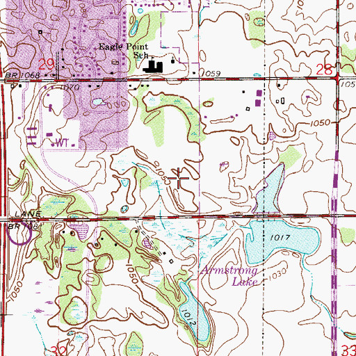 Topographic Map of SKYVIEW COMMUNITY ELEMENTARY, MN