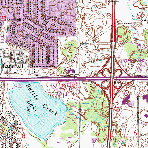 Topographic Map of Apostolic Christian Academy, MN