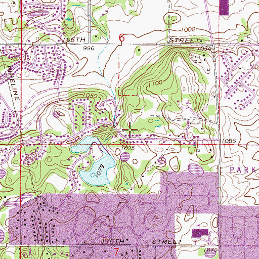 Topographic Map of Glory Academy, MN