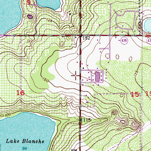 Topographic Map of Episcopal Church of the Ascension, FL