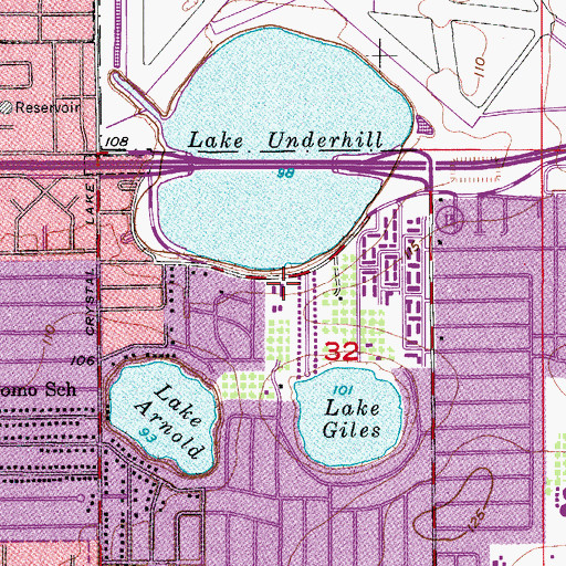 Topographic Map of First Christian and Missionary Alliance Church, FL