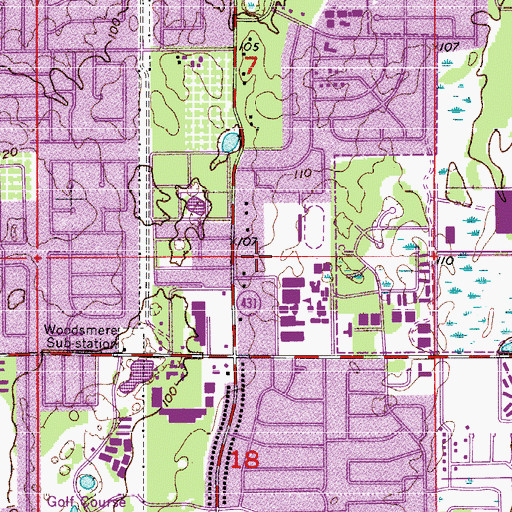 Topographic Map of Guilgal Seventh Day Adventist Church, FL