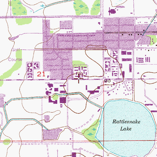 Topographic Map of Iglesia el Cavario, FL