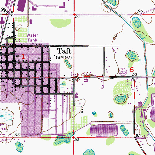 Topographic Map of Iglesia ni Cristo, FL