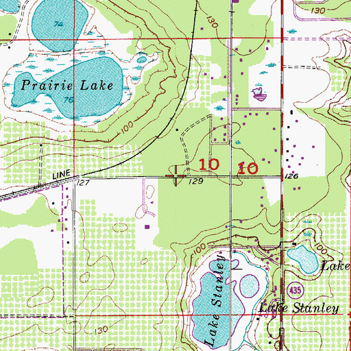 Topographic Map of Kingdom Hall of Jehovahs Witnesses, FL
