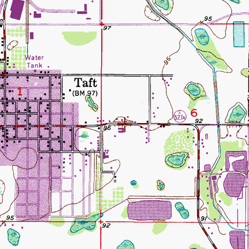 Topographic Map of Kingdom Hall of Jehovahs Witnesses, FL