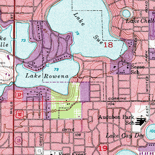 Topographic Map of Passionist Community Church, FL