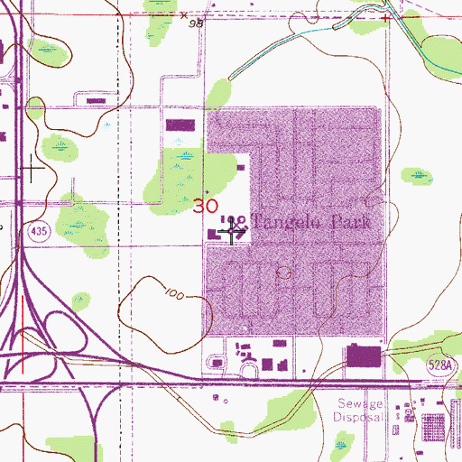 Topographic Map of Pentecostal Church of Jesus Christ, FL