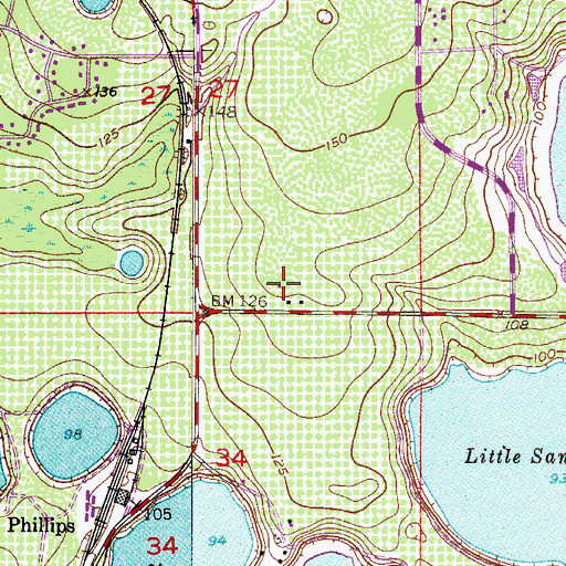 Topographic Map of River of Life Presbyterian Church, FL