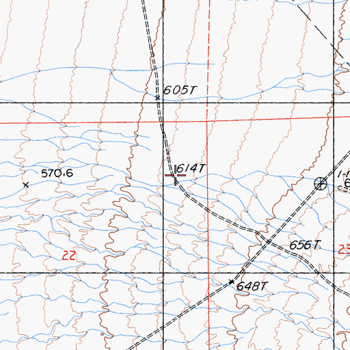Topographic Map of Rattlesnake Canyon, CA