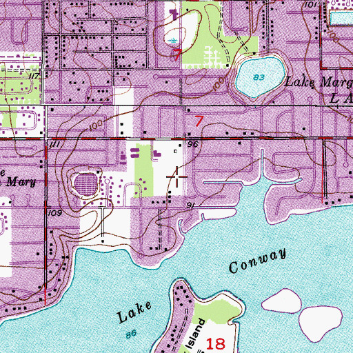 Topographic Map of The Church of Jesus Christ of Latter Day Saints, FL