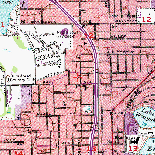 Topographic Map of The Church of Jesus Christ of Latter Day Saints, FL
