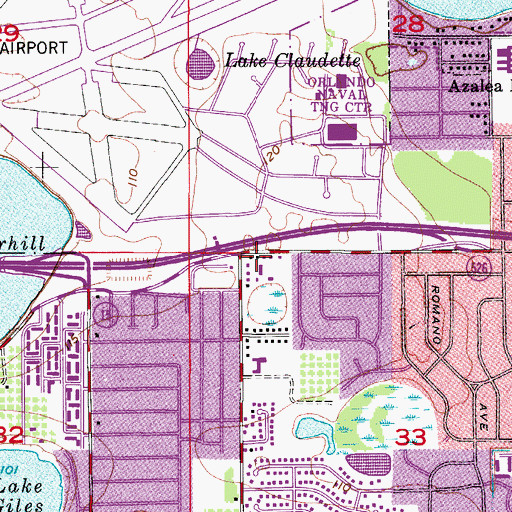 Topographic Map of Uncion Divina, FL
