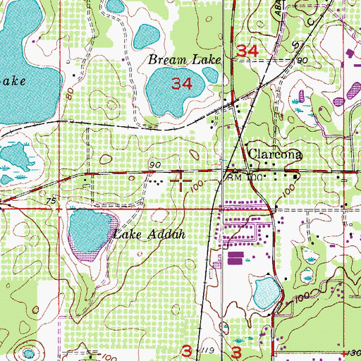 Topographic Map of Way of Grace Ministries, FL