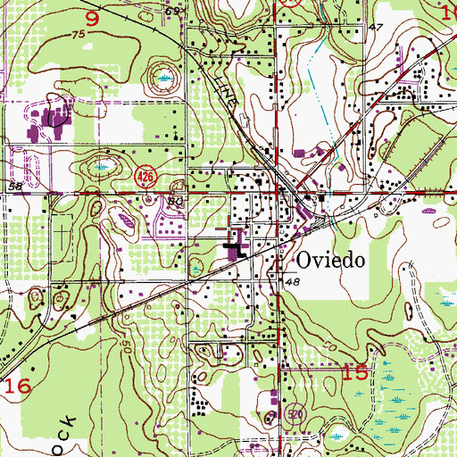 Topographic Map of Broadway Plaza Office Center, FL