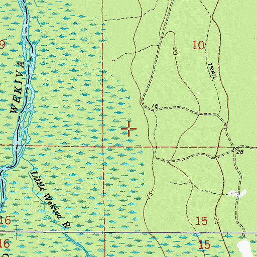 Topographic Map of Seminole County Superintendents Office, FL