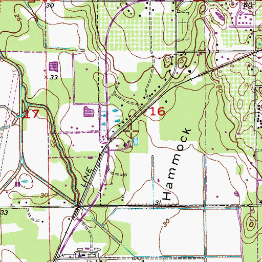 Topographic Map of The Courtyard Office Building, FL