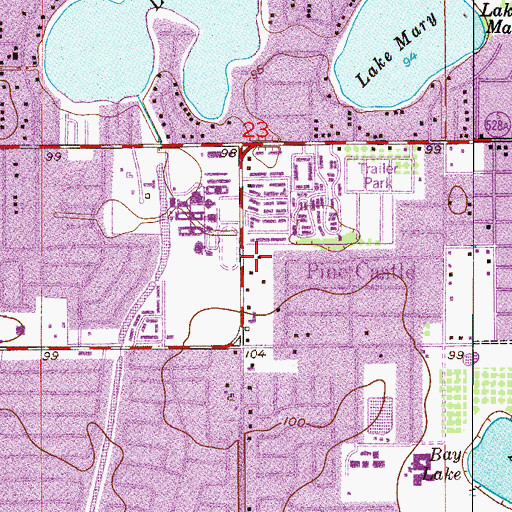 Topographic Map of Bethany Haitian Assembly of God Church, FL